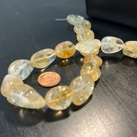 Citrine Bead Strand XL Nugget