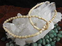 Natural Wood Bead Strand