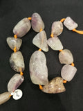 Amethyst Graduated Nugget Bead Strand