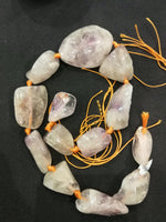 Amethyst Graduated Nugget Bead Strand