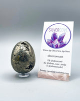 Pyrite Egg Carving