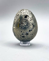 Pyrite Egg Carving