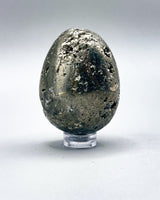 Pyrite Egg Carving