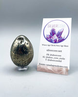 Pyrite Egg Carving