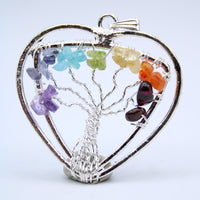 Chakra Heart Tree of Life Pendant