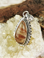 Copper Rutile Quartz Pendant