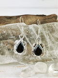 Faceted Garnet Earrings