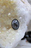 Faceted Eye of Odin Grey/Silver Sapphire Cabochon