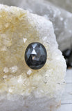 Faceted Eye of Odin Grey/Silver Sapphire Cabochon