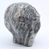 Picasso Marble  Jasper Alien Head Carving