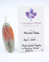 Wire Wrapped Agate Pendant By Melissa Robak