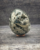 Pyrite Egg Carving, 301g