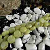 Serpentine Bead Strands(flat round)