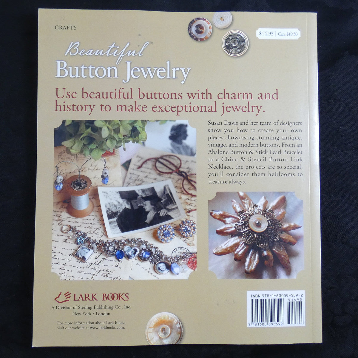 Beautiful Button Jewelry by Susan Davis – Silver Cove Ltd Online