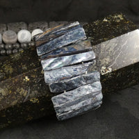 Blue Mother of Pearl Stretch Bracelets (Dyed) (Various)