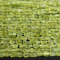 Peridot Rectangle Tube Beads (3mm)