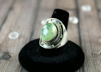 Prehnite Ring Size 9